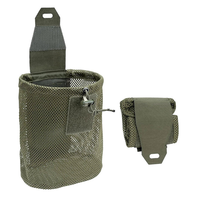 Tactical Dump Pouch Foldable High Capacity Nylon Mesh MOLLE Belt Compatible Lightweight Durable - V.I.P Digital Presence