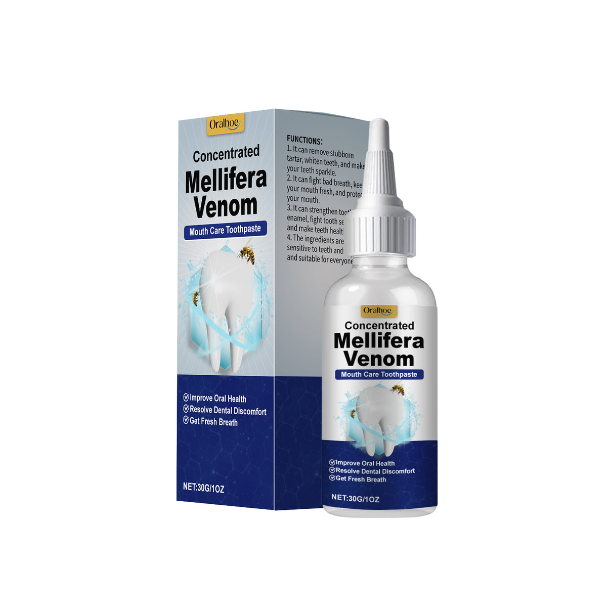 Oral Care Toothpaste, Brightening Clean Teeth Yellow Stains Odor Care For Gums Care Toothpaste - V.I.P Digital Presence