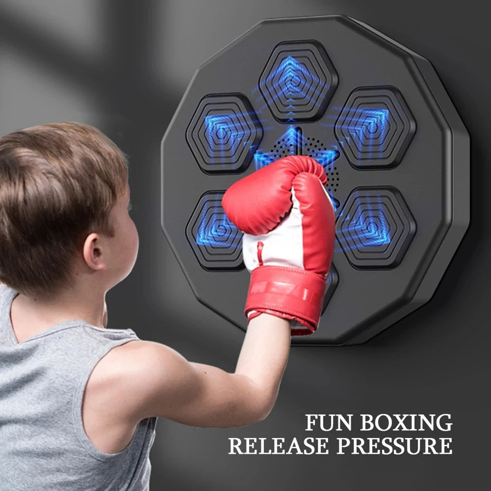 Smart Music Boxing Machine Wall Mounted Bluetooth Smart Fun Punch Boxing Trainer Wall Target Punching Pads Suitable For Home - V.I.P Digital Presence