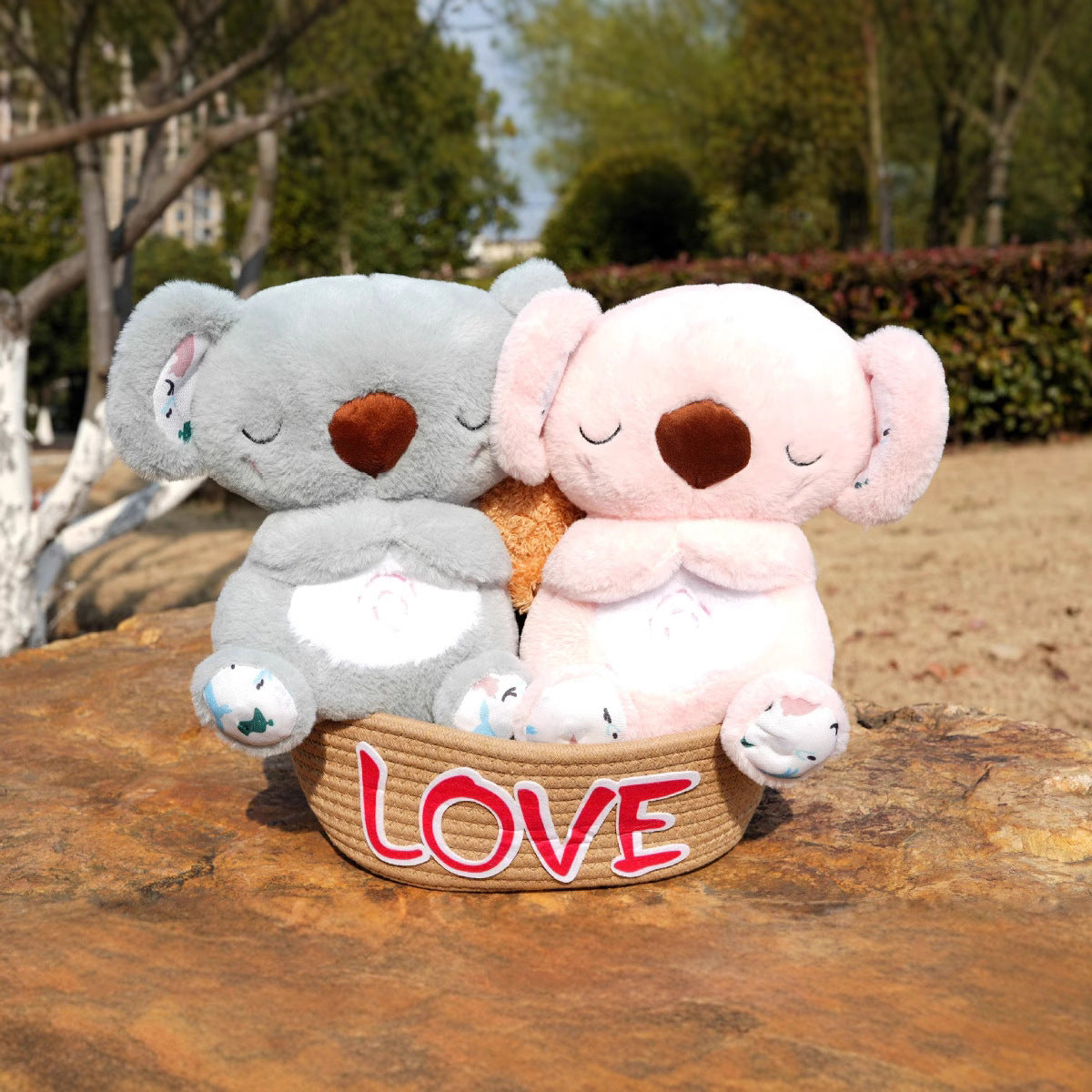 Breathing glowing cute koala baby lulls to sleep music early education doll soothes baby - V.I.P Digital Presence