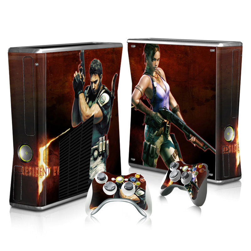 Xbox 360 Slim Full Body Color Membrane Stickers with Scratch-Resistant Protection - V.I.P Digital Presence