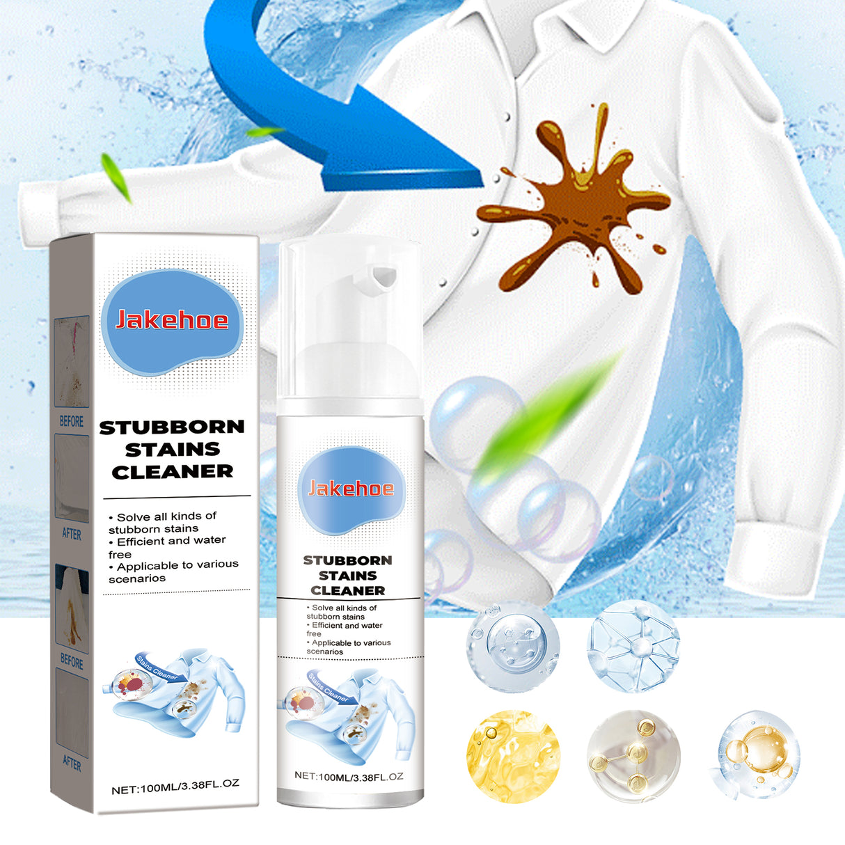 Dry Cleaning Agent For Oil Stains, Soft Cleaning Agent For Deep Cleaning And Protective Clothin - V.I.P Digital Presence