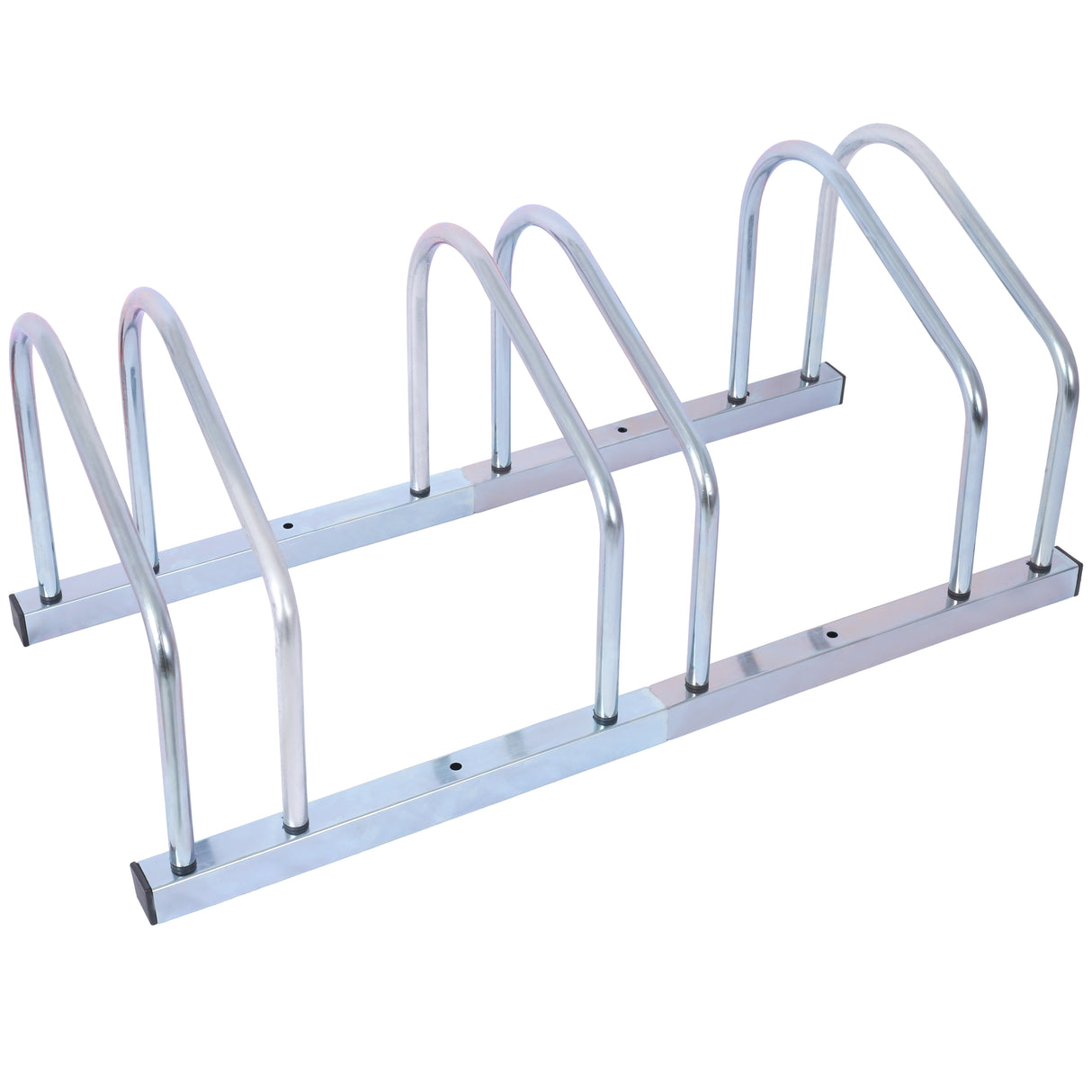 3 bicycle parking racks, 22-28 inch wheel supports, maximum tire width 2.15 inches, galvanized - V.I.P Digital Presence