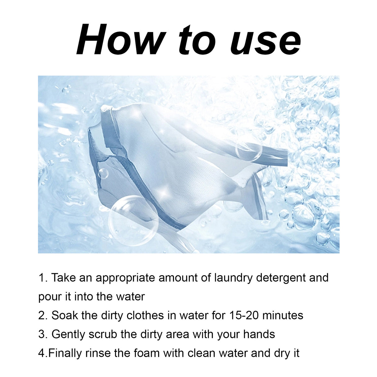 Active Enzyme Laundry Cleaner, Deep Cleansing Clothing Removes Stubborn Stains Gently And Does Not Irritate - V.I.P Digital Presence