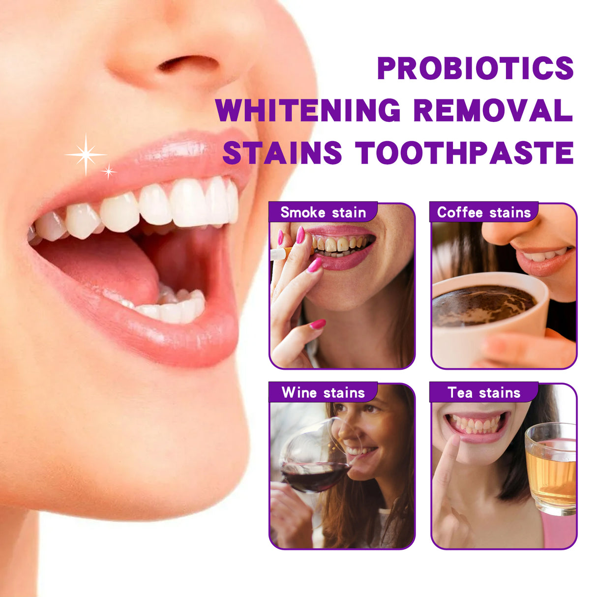 Probiotic Toothpaste, Cleaning Stains And Tartar Fresh Breath Whitening Toothpaste - V.I.P Digital Presence