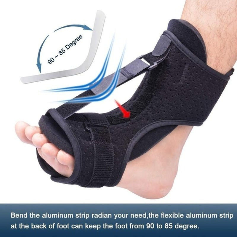 Adjustable Plantar Fasciitis Night Splint Foot Drop Orthotic Brace Elastic Dorsal Night Splint - V.I.P Digital Presence