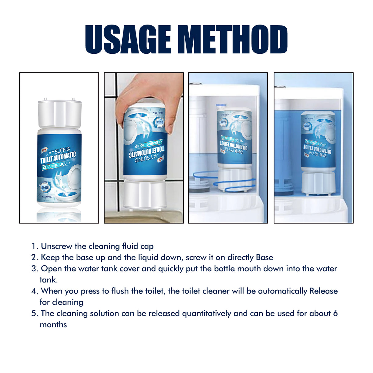 Toilet Cleaning Solution, Toilet Descaling And Deodorizing Cleaning Urine Stains Cleaning Solution - V.I.P Digital Presence