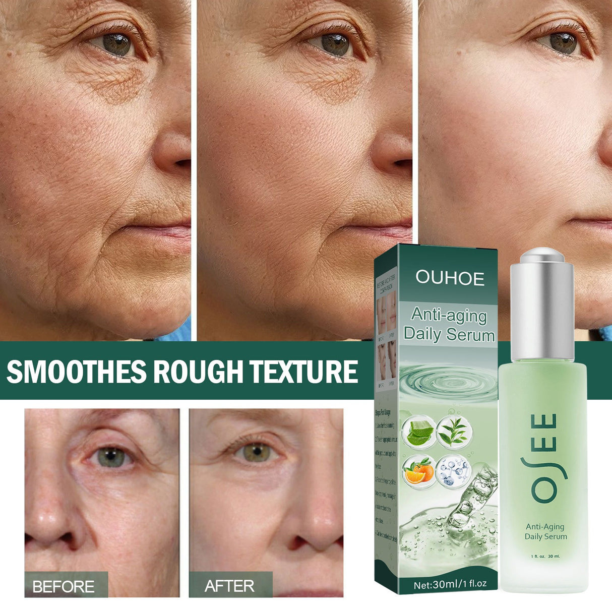 OUHOE Essence collagen replenishing essence whitening freckle removal facial essence brightening hydrating moisturizing - V.I.P Digital Presence