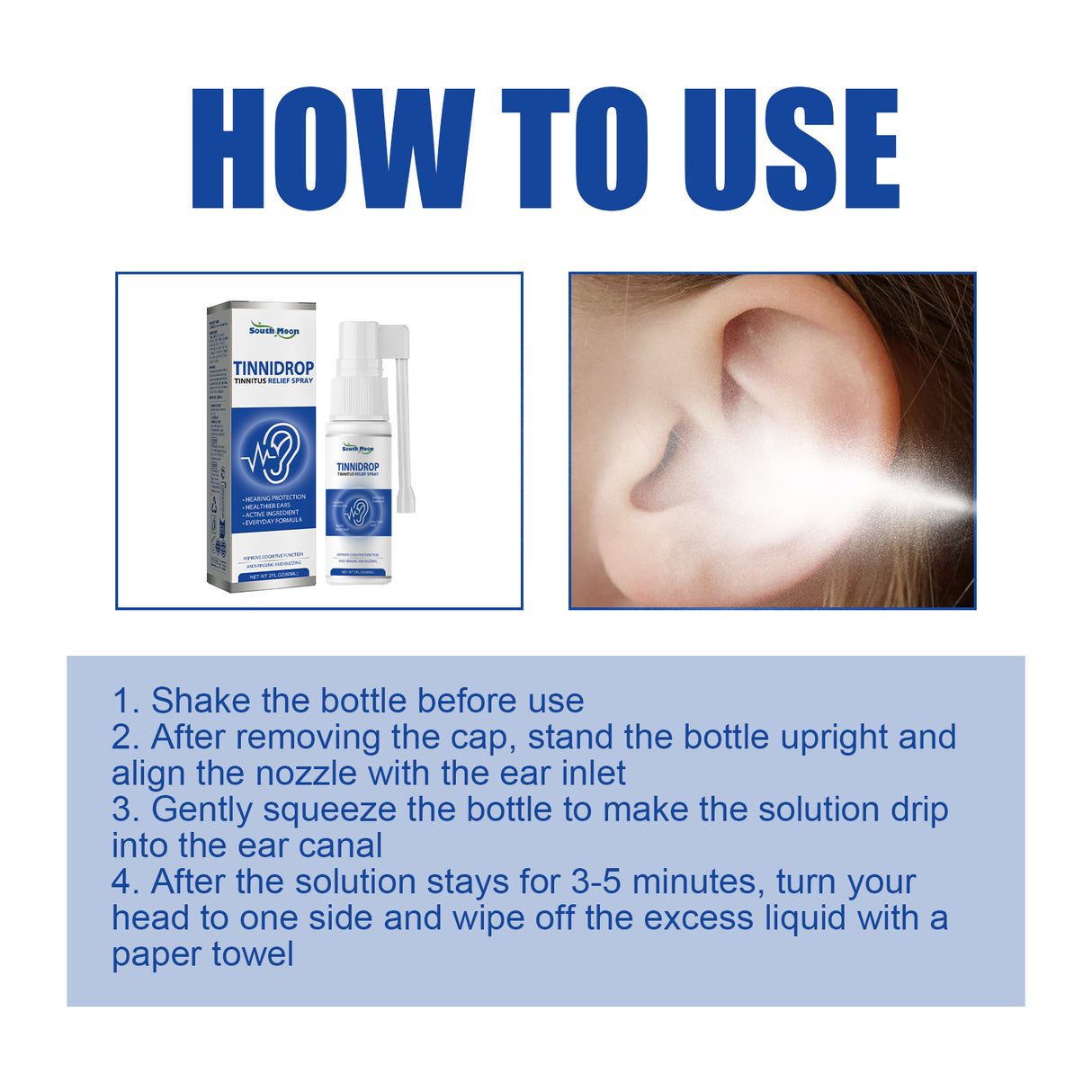 Ear Care Spray Ear Mild Care Earwax Cleaning Spray - V.I.P Digital Presence