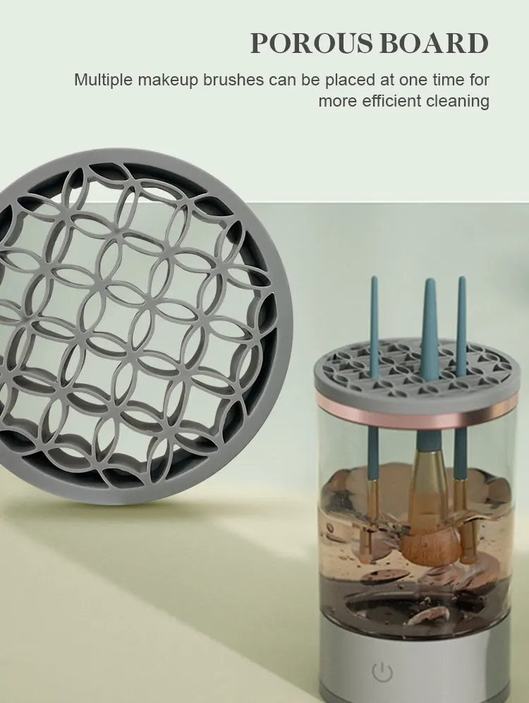 3 in 1 Automatic USB Automatic portable spinning makeup brush cleaner device makeup brush cleaner - V.I.P Digital Presence