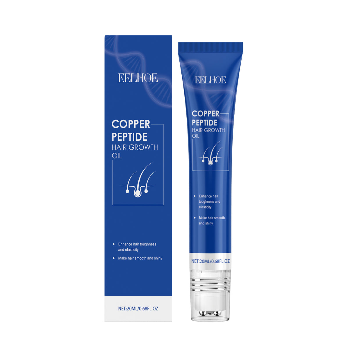 Blue Copper Peptide Hair Care Essential Oil, Moisturizes Dry Hair And Smooth Hair Massage Hair Care Essence - V.I.P Digital Presence