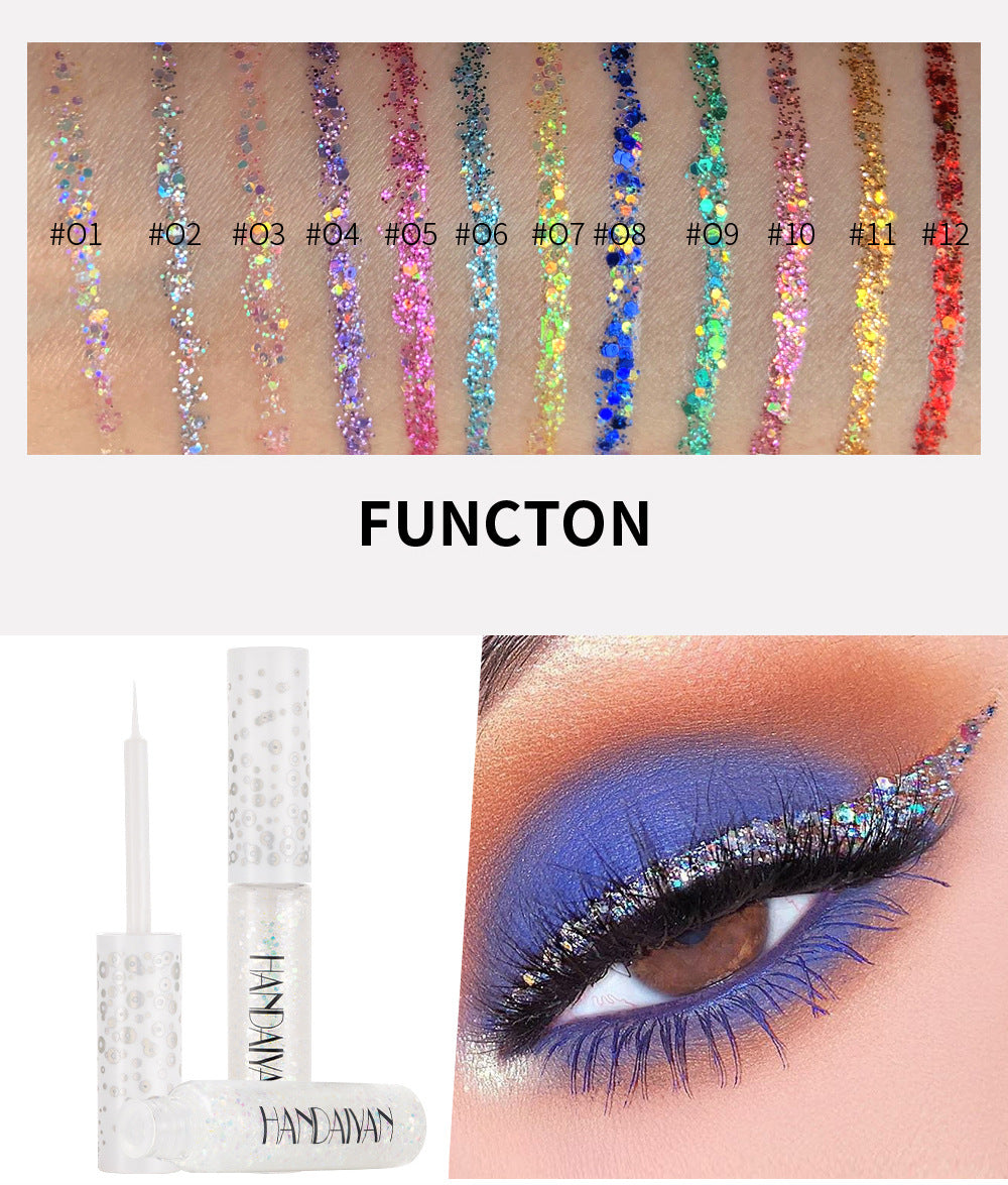 HANDAIYAN Symphony Eyeliner Eye Shadow Dream Shiny Eyeliner Jelly Bright Sequin Eyeliner Eye Shadow - V.I.P Digital Presence