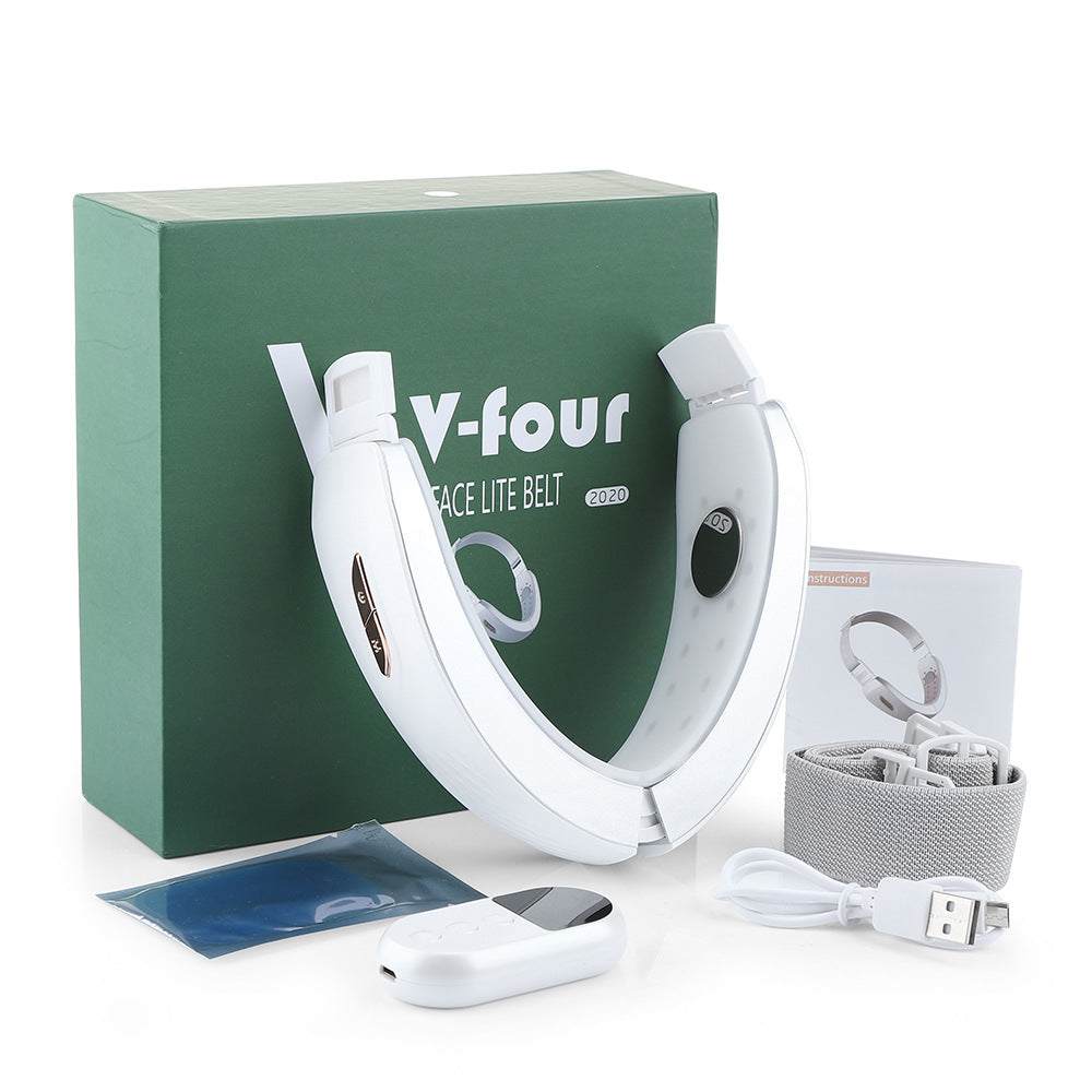 Facial Massager V-Face Beauty Instrument Wireless Remote Control EMS Color Light Vibration Face-Lifting Instrument - V.I.P Digital Presence