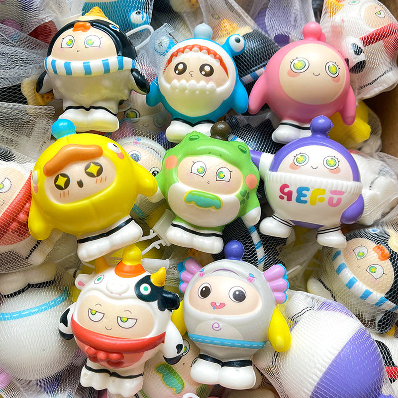 Netbag Egg Boy Party Pinch Music Stress Relief Toy Slow Rebound Ventilatory Artifact Cartoon Stress Relief Student Small Gift Item - V.I.P Digital Presence
