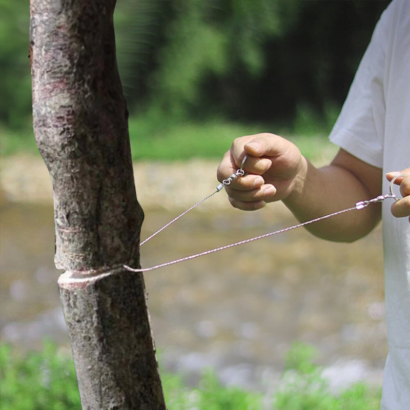 Military-grade outdoor travel survival kit with mini camping tools, emergency bracelet, whistle, blanket and knife. - V.I.P Digital Presence