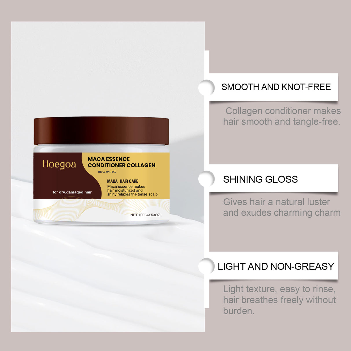 Collagen Conditioner, Gentle Hair Care, Soft, Nourishing, Moisturizing And Moisturizing Hair Care - V.I.P Digital Presence