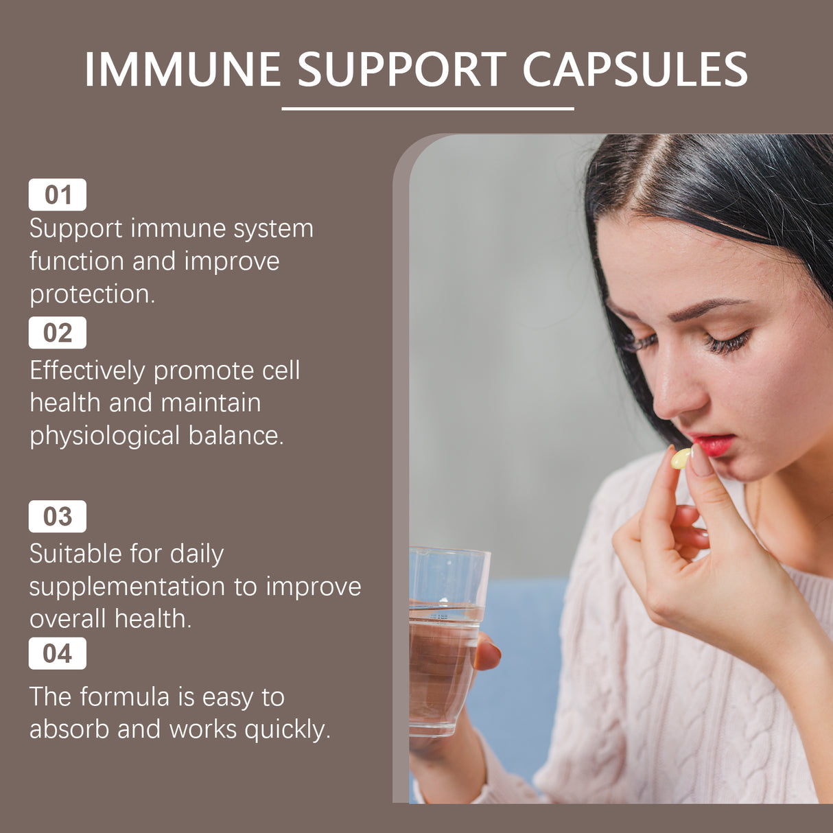 Immune Support Capsules, Health Immune Regulation Softgel To Enhance Immunity Health Food - V.I.P Digital Presence