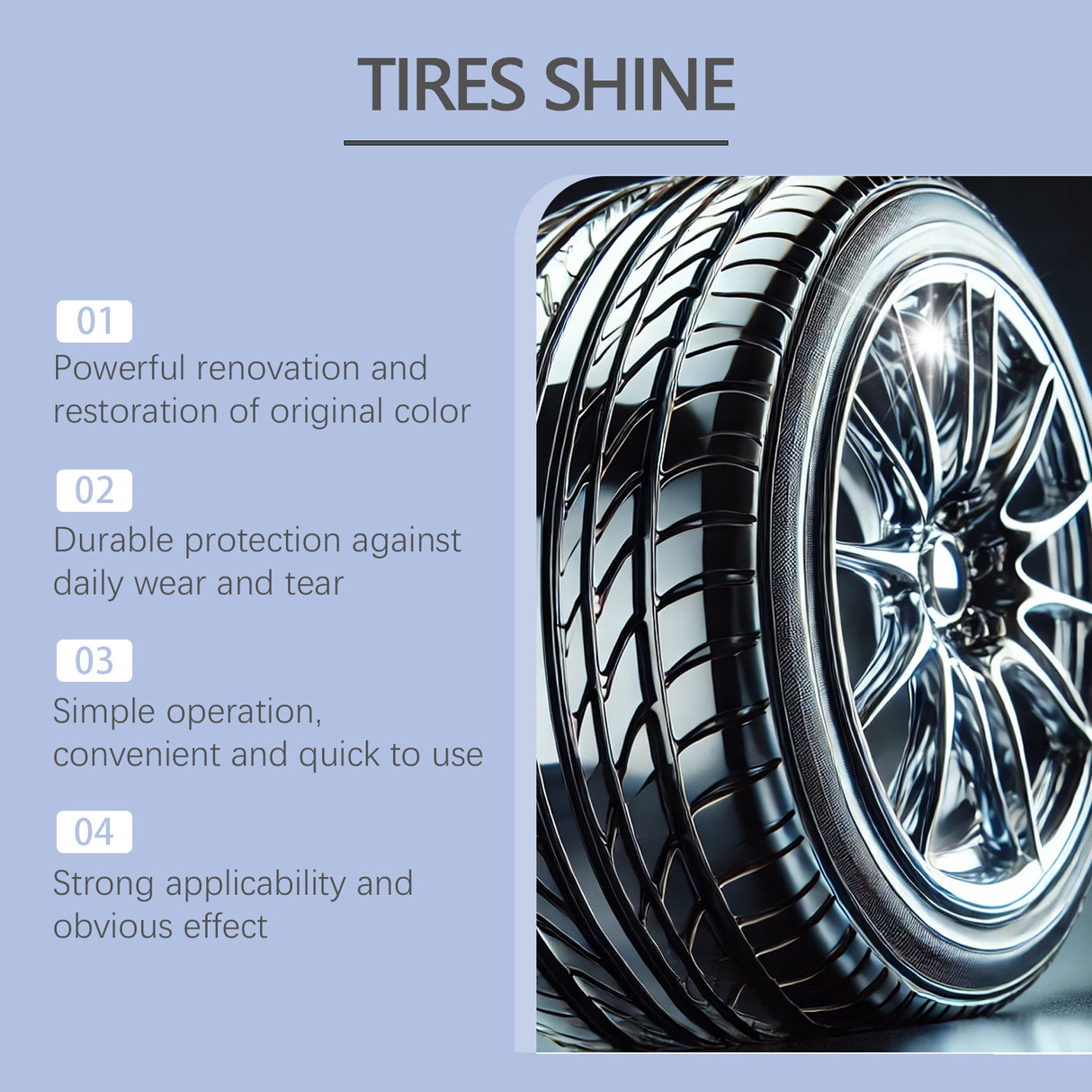 Automobile Tire Retreading Spray Tire Protection Oil Glaze Waterproof Antifouling Lasting Retreading Spray - V.I.P Digital Presence