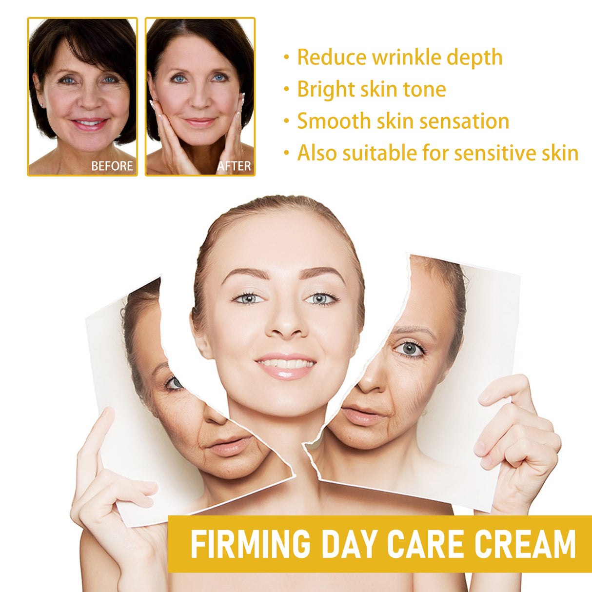 WIYUN Collagen Cream Face Firming Wrinkles, Fine Lines, Anti-Wrinkle, Anti-Aging Hydrating And Moisturizing Skin Cream - V.I.P Digital Presence