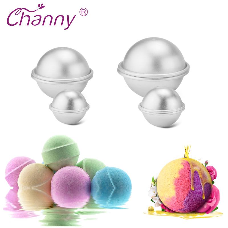 6pcs/pack Bath Bombs Metal Aluminum Alloy Bath Bomb Mold 3D Ball Sphere Shape DIY Bathing Tool - V.I.P Digital Presence