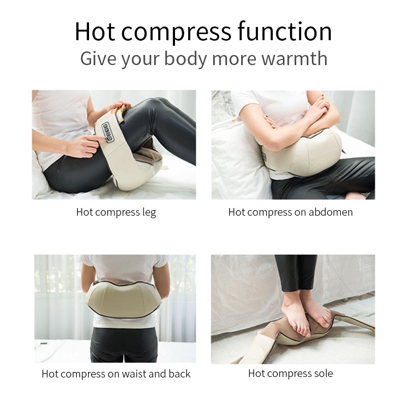 Kneading massage shawl massager SKG cervical spine massager household electric waist and back hot compress massager With bag - V.I.P Digital Presence