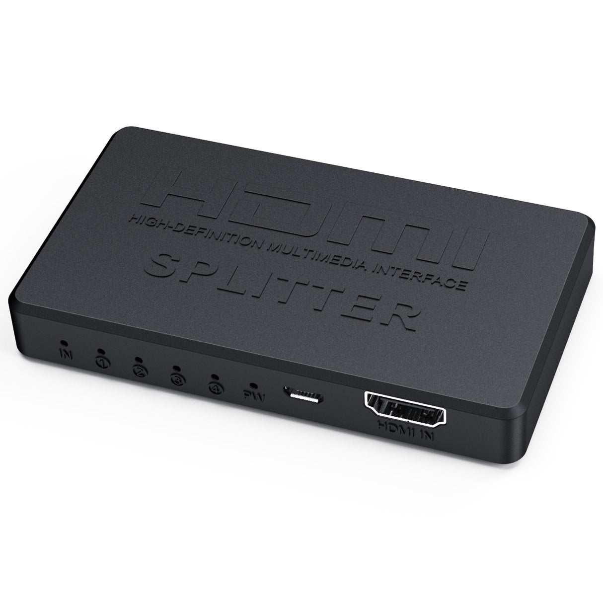 HDMI splitter 1/4 4K mini HDMI 1/4 splitter HD video on screen - V.I.P Digital Presence