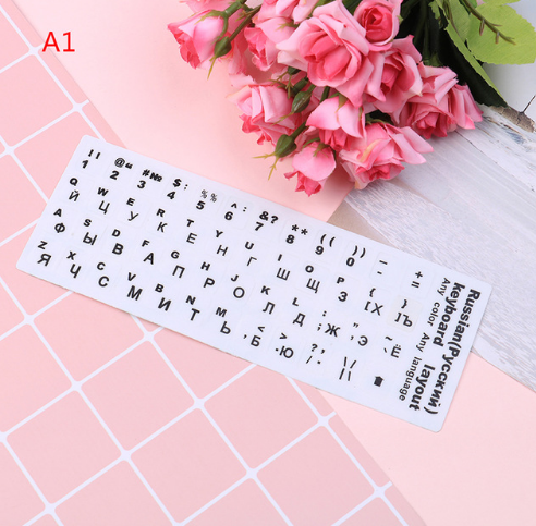Russian Keyboard Cover Stickers For Mac Book Laptop PC Keyboard Computer Standard Letter Layout Keyboard Covers - V.I.P Digital Presence