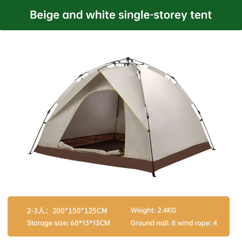 Camping tent outdoor camping full automatic speed open tent rain sunscreen portable tent - V.I.P Digital Presence