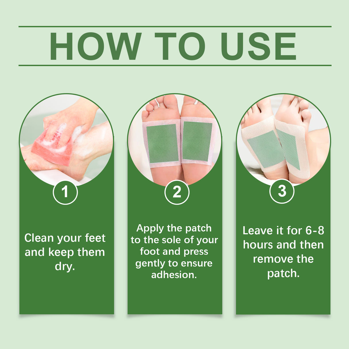 Foot Care Patch, A Gentle Daily Cleansing And Moisturizing Massage Patch For Feet