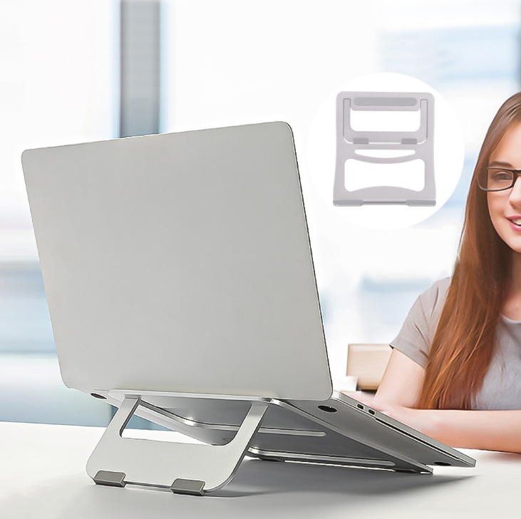 Laptop Stand Cooling Base Foldable Notebook Office Desk Cooler Holder Bracket Portable Tablet Aluminum Alloy - V.I.P Digital Presence