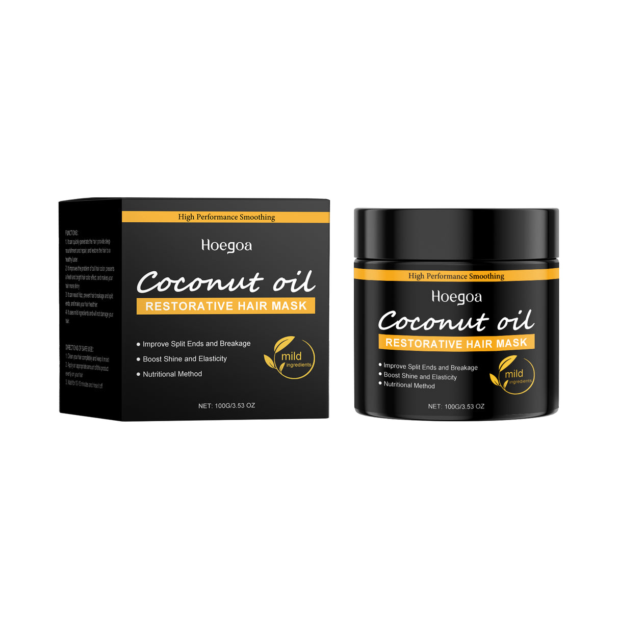 Coconut Oil Hair Mask Repair Dry Hair, Smooth And Glossy Hair Care Coconut Oil Hair Mask - V.I.P Digital Presence