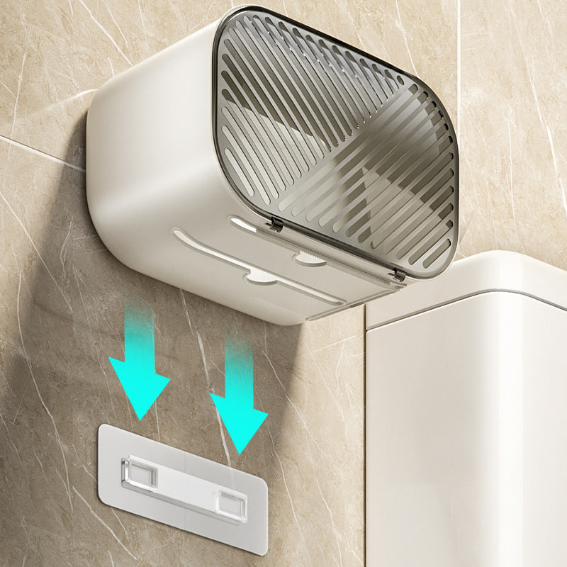 No punching wall-mounted tissue box toilet rolls paper torage box - V.I.P Digital Presence