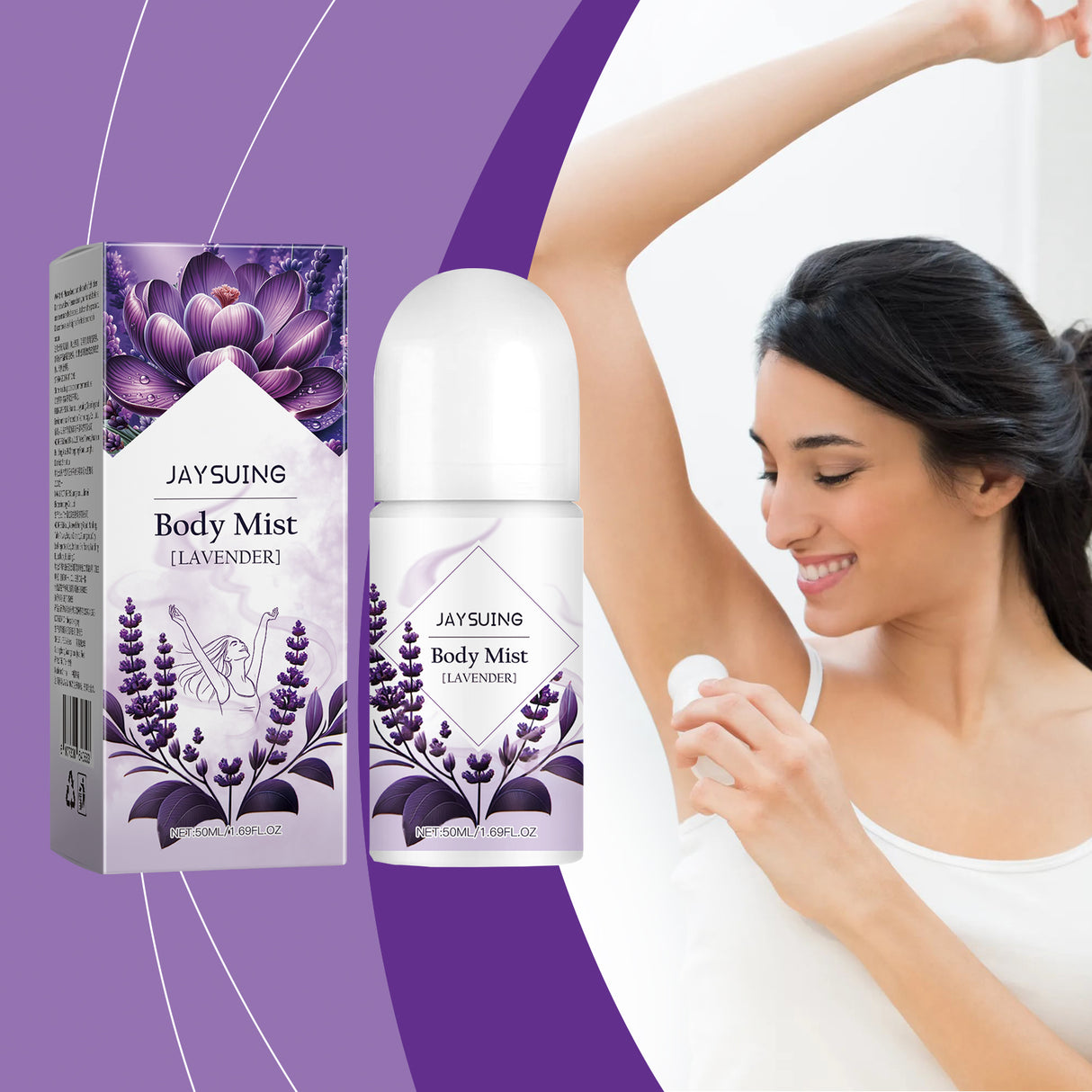 Lavender Deodorant For Summer Armpit Workouts, Sweat Odors Cleaning And Staying Portable Deodorant - V.I.P Digital Presence