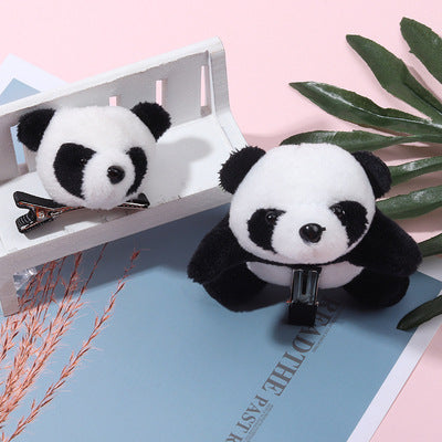 Cute Fat Pierced Panda Headband Korean Style Girls Plush Panda Doll Brooch Headband Headband - V.I.P Digital Presence