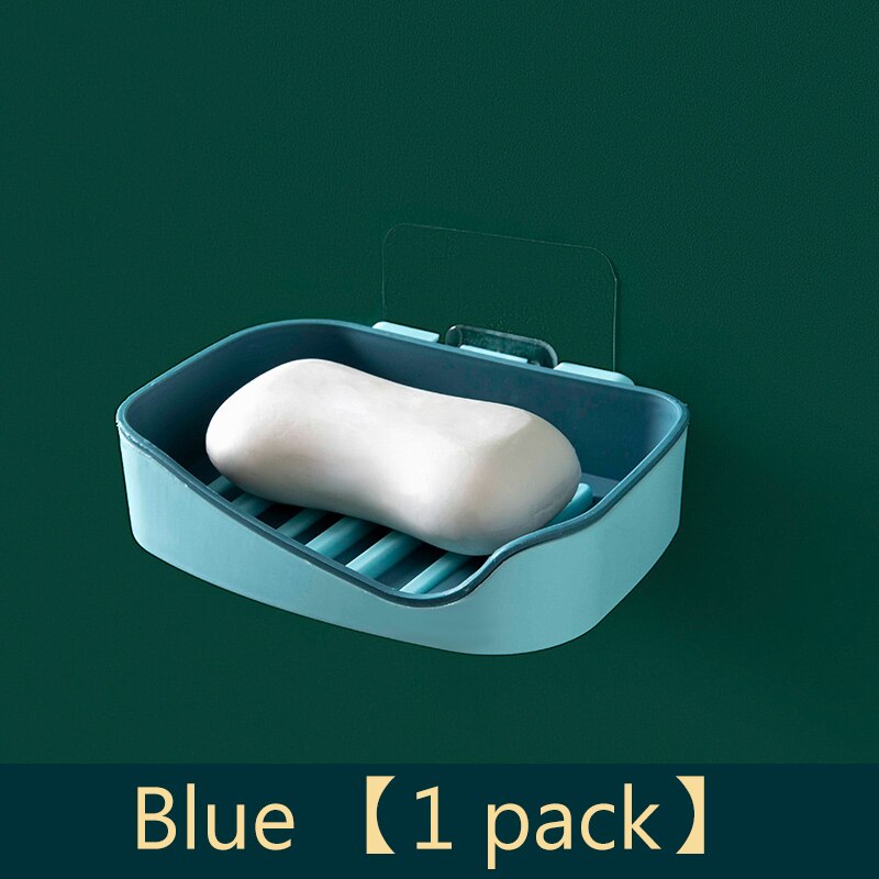 Bathroom soap box storage rack free perforated shelf drain toilet soap rack household suction cup wall-mounted soap box - V.I.P Digital Presence