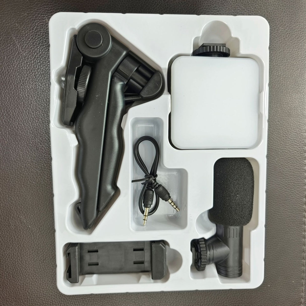 Desktop Beauty Leg Pocket Fill Light with Microphone Set Single Reflex Conference Lamp Handheld Photography with Microphone - V.I.P Digital Presence