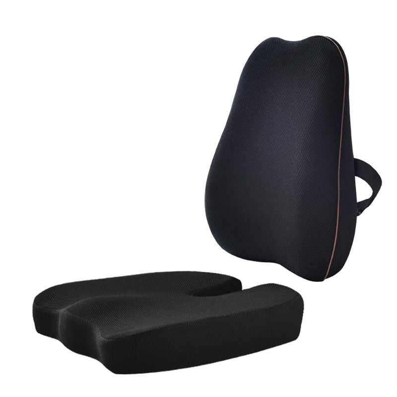 Summer Office Cushion Lumbar Back Support One Set Of Sedentary Gods Memory Foam Seat Cushion Chair Pad - V.I.P Digital Presence