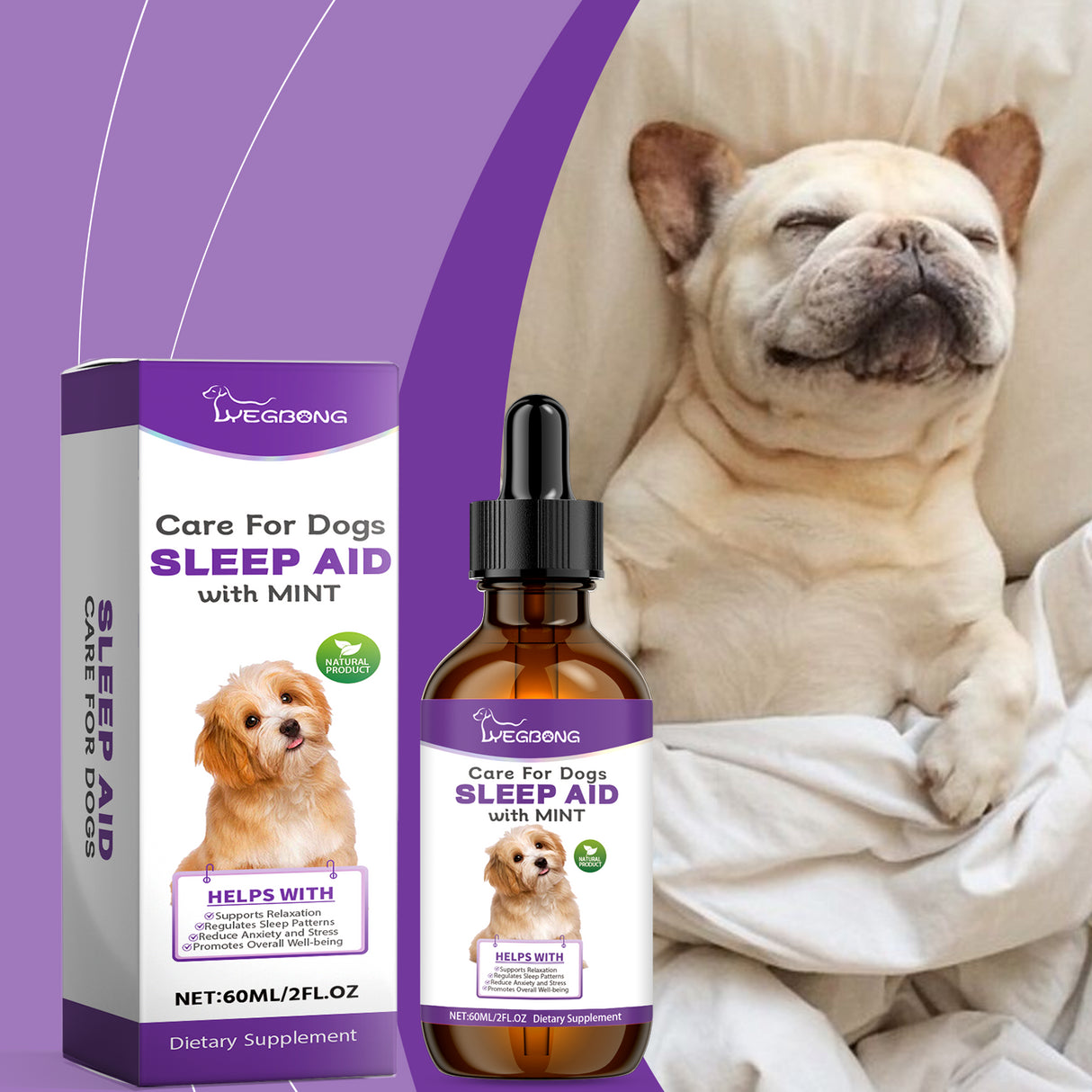 Dog Sleep Drops Pamper Dogs Sleeping At Night Pet Sleep Care Drops Supplement - V.I.P Digital Presence