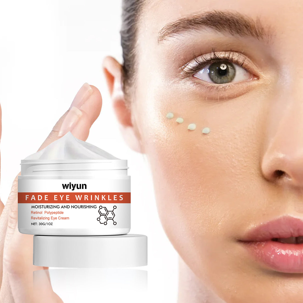 Retinol Polypeptide Revitalizing Eye Cream, Firming Skin Around Eyes Lighten Dark Circles Crow's Feet Moisturizing Eye Cream - V.I.P Digital Presence