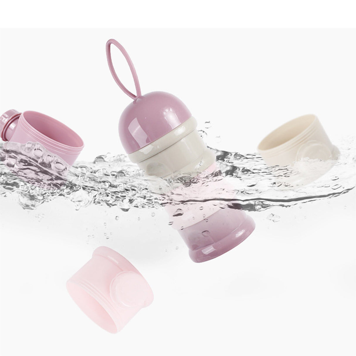 4 Layers Formula Container Large-capacity Baby Formula Dispenser Infant Milk Powder Storage Box Food Container Snack Cups - V.I.P Digital Presence