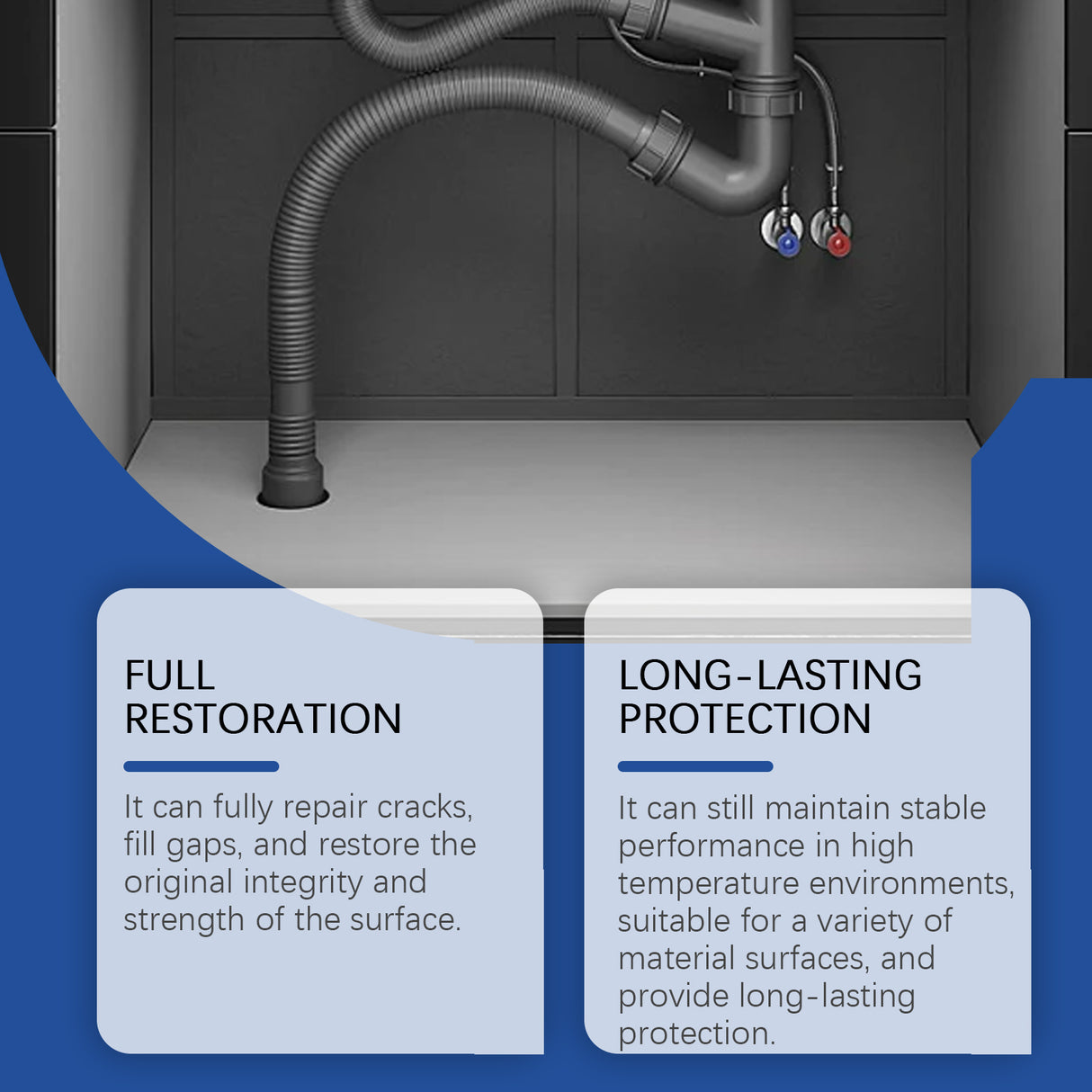 Plastic Steel Mud Iron Glue Leak Repair Waterproof Strong Repair Tile Multi-Functional Ab Adhesive Glue - V.I.P Digital Presence