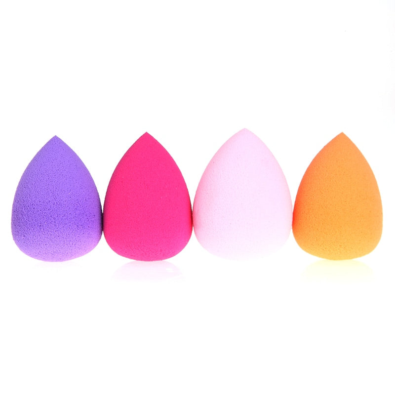 4Pcs/set Mini Beauty Soft Makeup Sponge Puff Face Nose Facial Foundation Base Liquid Powder Blending Drop Shape Cosmetic Tool - V.I.P Digital Presence