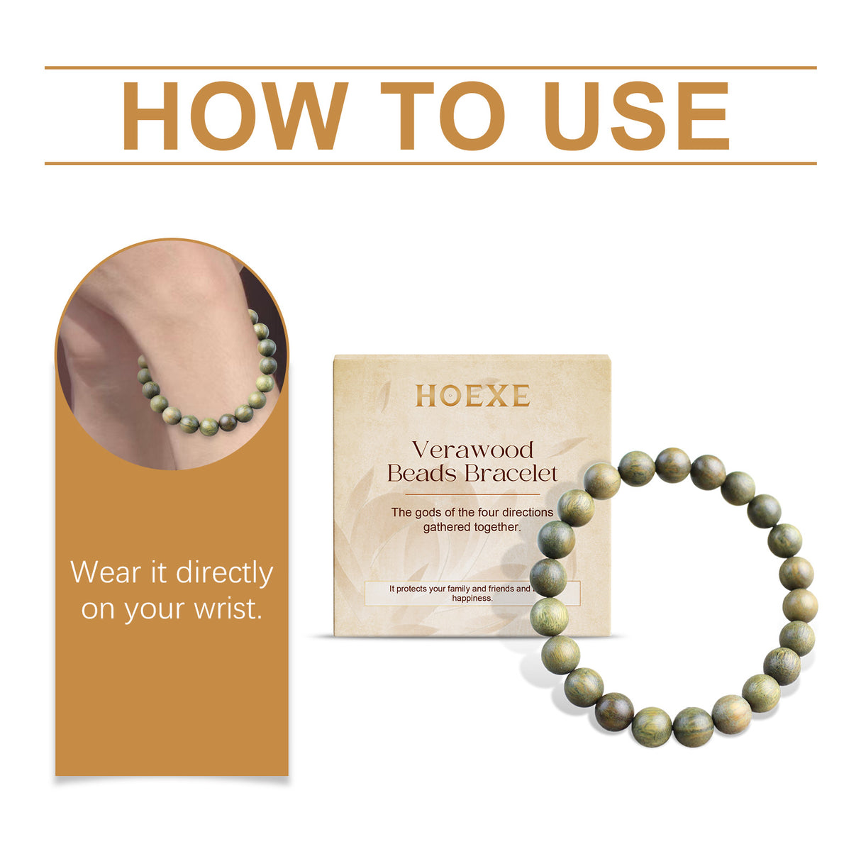 Green Sandalwood Bracelet Trend Fashion Elegant Portable Durable Good-Looking Niche Design Bracelet - V.I.P Digital Presence