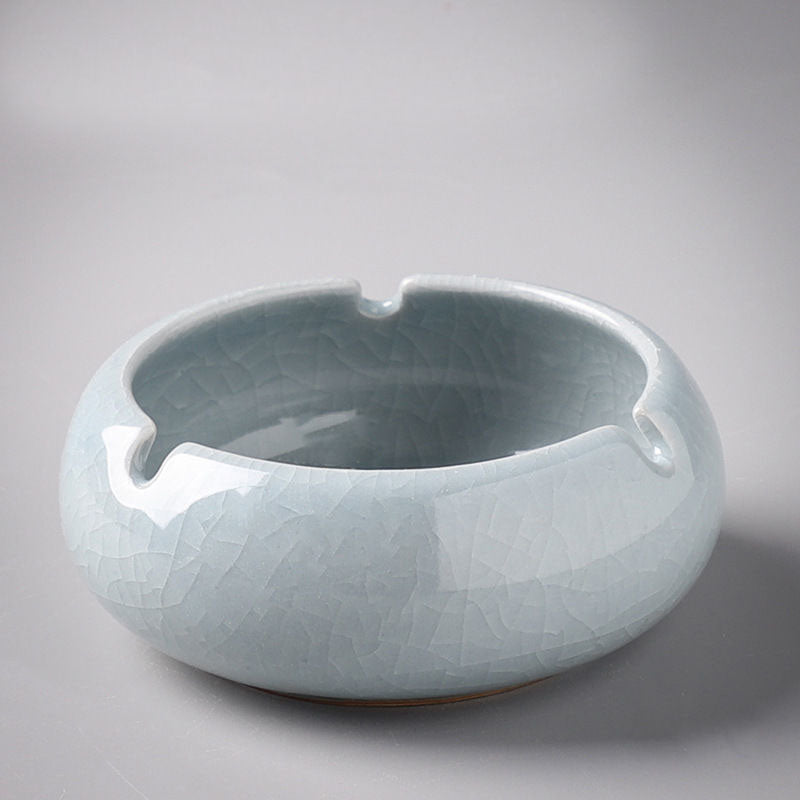 Ceramic ashtray home living room office personality creative retro anti-fly ash ashtray - V.I.P Digital Presence