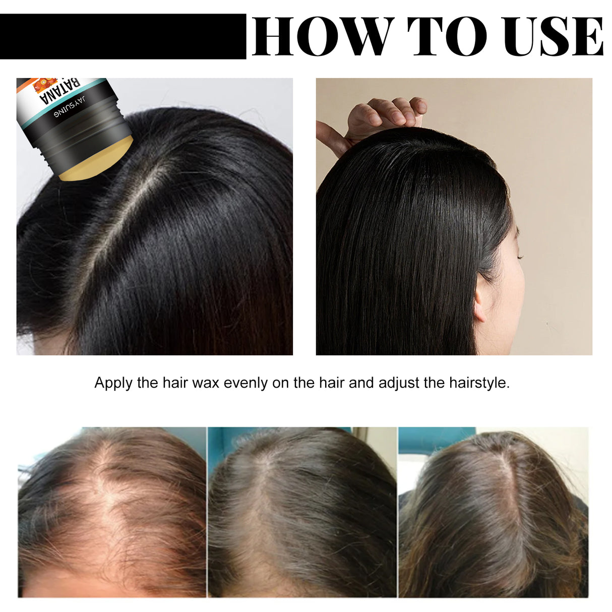 Batana Hair Wax Stick Shape Lasting Styling Broken Hair Care Fluffy Natural Gloss Hair Wax Stick - V.I.P Digital Presence