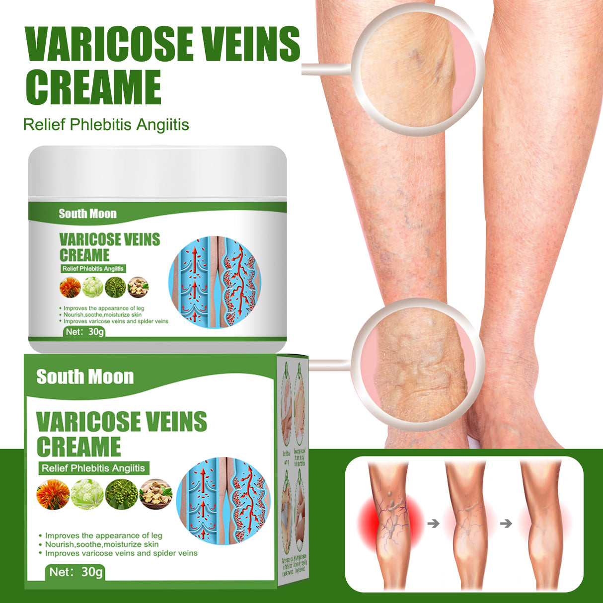 Leg Care Cream Soothing Leg Discomfort Gentle Pamper Moisturizing Massage Leg Care Cream - V.I.P Digital Presence