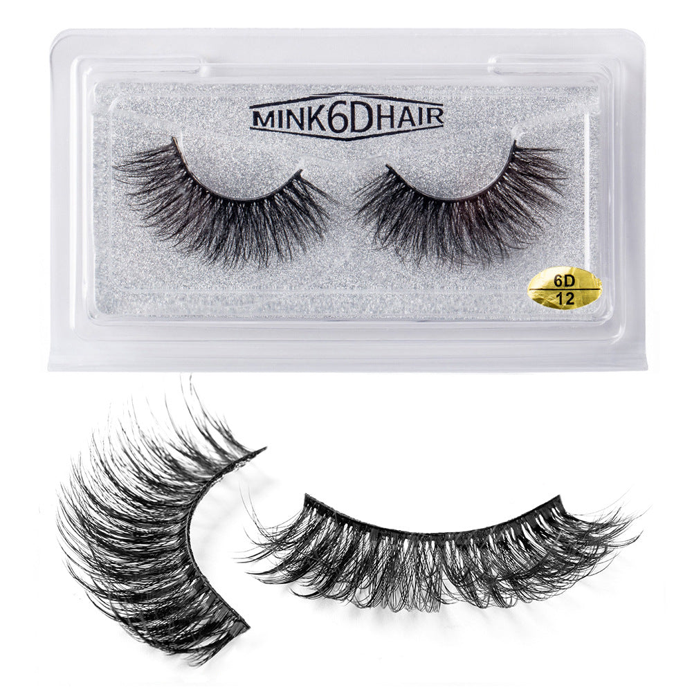New False Eyelashes Eyelashes Cross Exaggerated Eyelashes 3D Three Dimensional Thick Imitation Mink False Eyelashes 25mm - V.I.P Digital Presence