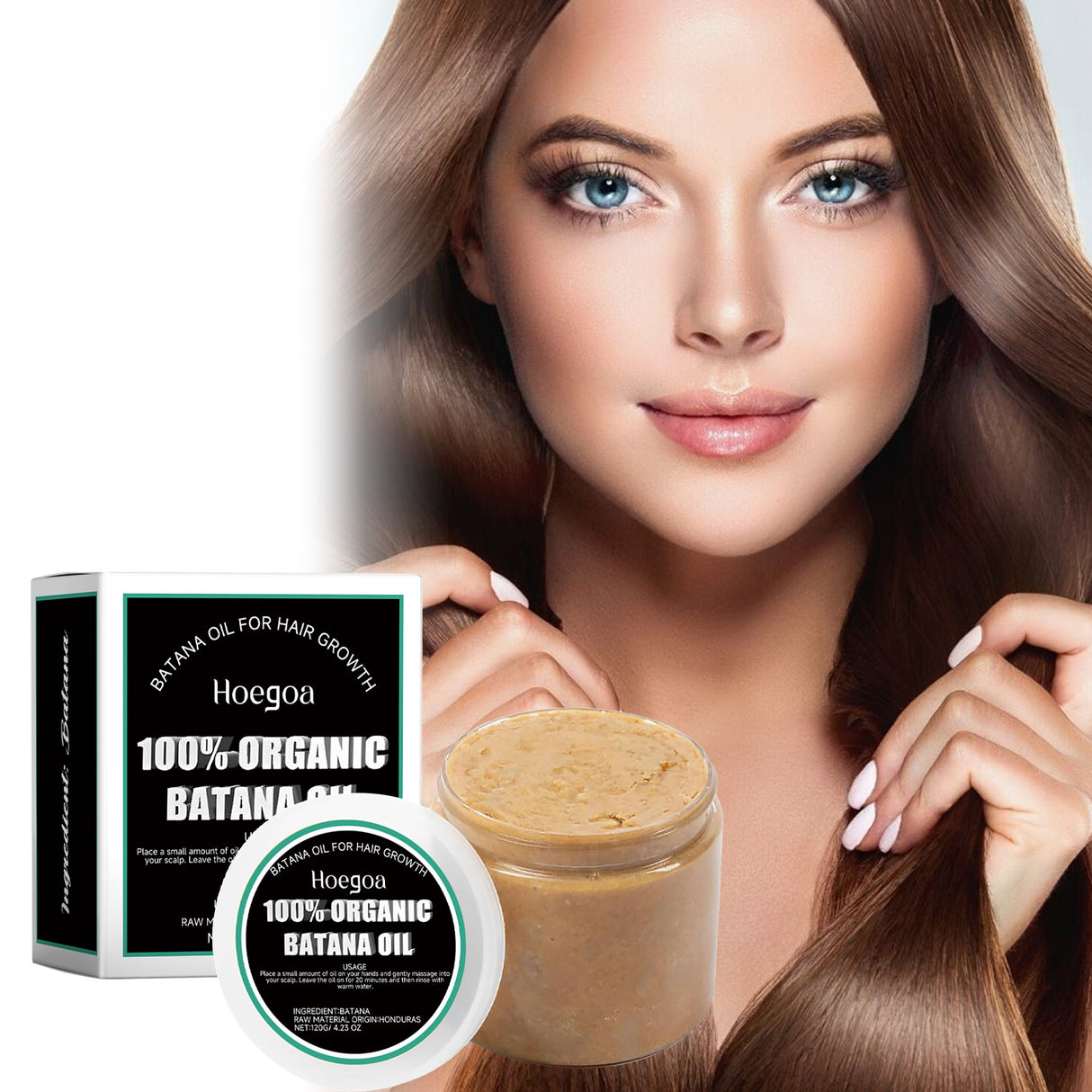 Batana Hair Mask Vitamin E Serum Protects Hair, Moisturizes And Softens Hair Care Mask - V.I.P Digital Presence