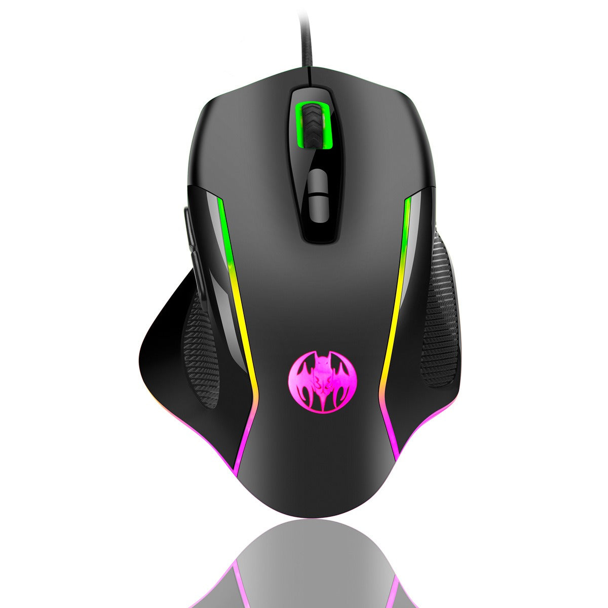 Wired optical gaming mouse with seven key macro light emitting breathing light - V.I.P Digital Presence
