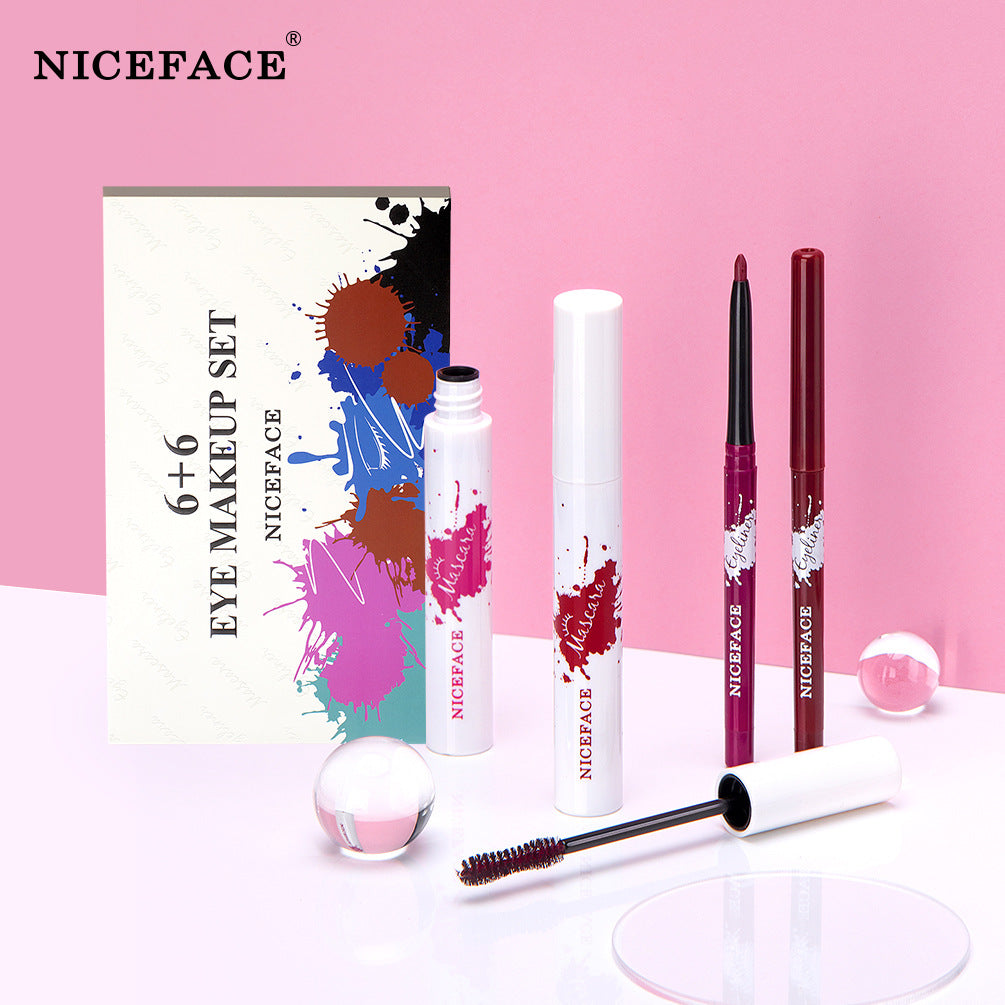 NICEFACE Mascara + Eyeliner Slender Curling Waterproof And Sweat-Proof Eyeliner Gel Pen - V.I.P Digital Presence